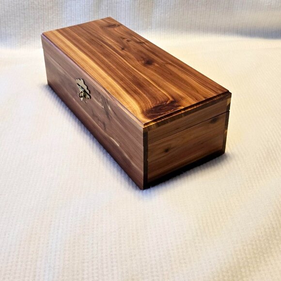 Cedar Box with Latch - Large Size - Picture 9 of 11
